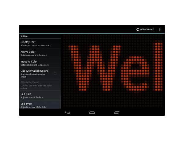 LED Banner - Scrolling Text Display for Android - Download the APK from Habererciyes